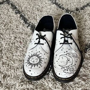 Dr. Martens Cosmic Black and White Shoes